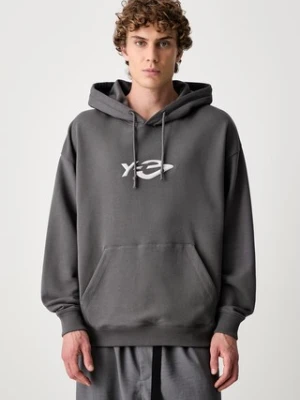 Y-3 LIQUID LG FT HD bluza z kapturem bawełniana męska