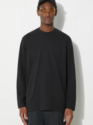 Y-3 longsleeve bawełniany Long Sleeve Tee kolor czarny gładki IV8232