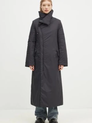 Y-3 płaszcz Padded Coat damski kolor czarny przejściowy IW7487