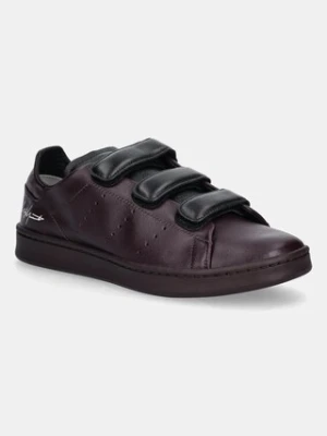 Y-3 sneakersy skórzane Stan Smith Velc męskie kolor bordowy JR6641