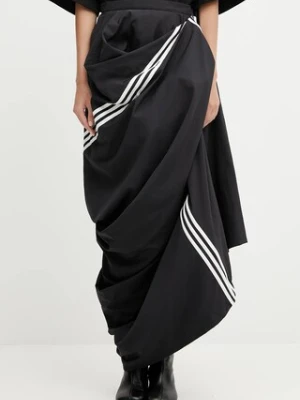 Y-3 spódnica Wire kolor czarny midi rozkloszowana JV6782