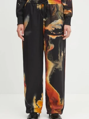 Y-3 spodnie dresowe Aop Sport Uniform Track damskie kolor czarny wzorzyste KA9607