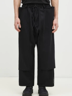 Y-3 spodnie Mesh Stripes Track Pant męskie kolor czarny proste JN4990