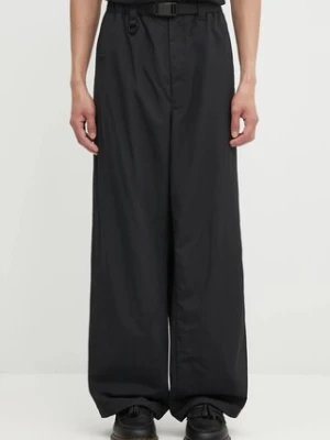 Y-3 spodnie Nylon męskie kolor czarny proste KC8392