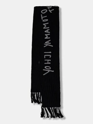 Y-3 szalik Chunk kolor czarny wzorzysty JX8302