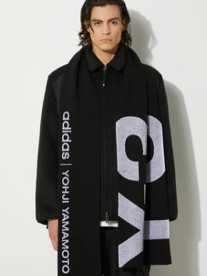 Y-3 szalik wełniany CL Scarf kolor czarny wzorzysty JN8468