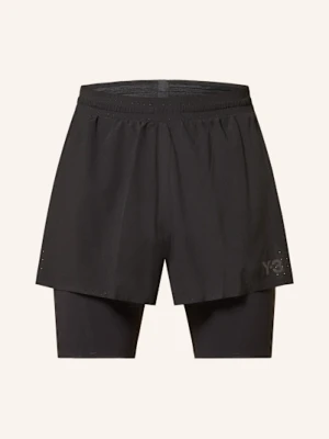 Y-3 Szorty Do Biegania 2 W 1 Y-3 Running schwarz