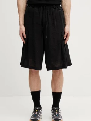 Y-3 szorty z domieszką lnu CV PLT SHORT