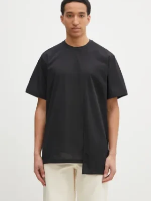 Y-3 t-shirt bawełniany Premium SS Tee męski kolor czarny gładki JN4945