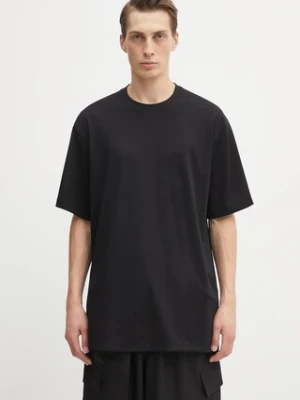 Y-3 t-shirt z domieszką wełny Premium Short Sleeve męski kolor czarny gładki JX7279