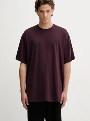 Y-3 t-shirt z wełną Premium Short Sleeve męski kolor bordowy gładki JY8162