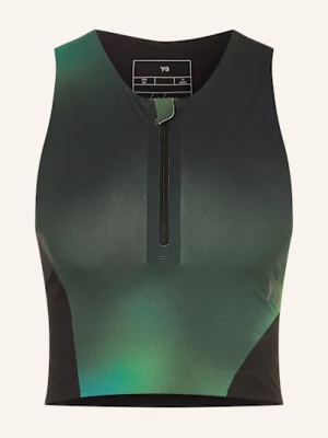 Y-3 Top Do Biegania Y-3 Allover Print gruen