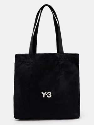 Y-3 torba bawełniana C Tote kolor czarny JJ3957