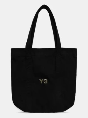 Y-3 torba bawełniana C Tote kolor czarny JN7713