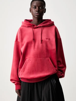 Y-3 VC HOODIE bluza z kapturem welurowa damska