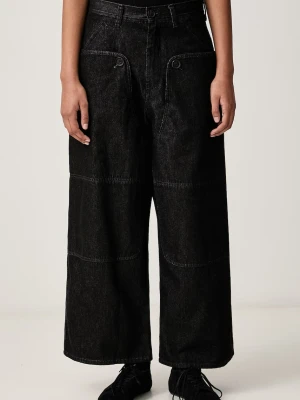 Y-3 W DENIM SL PNT jeansy relaxed fit damskie