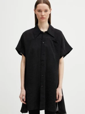 Y-3 W SS OVERSHIRT koszula z dodatkiem lnu damska