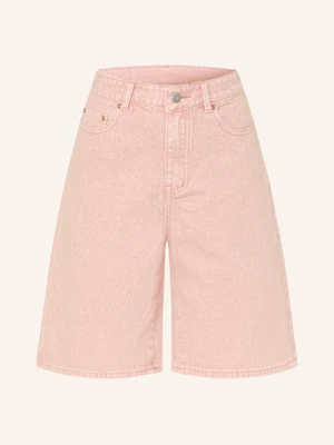 Y.A.S. Bermudy Jeansowe rosa