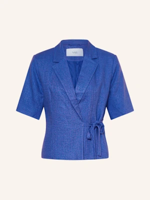 Y.A.S. Blezer W Stylu Kopertowym Z Rękawami 3/4 blau