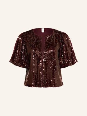 Y.A.S. Bluzka Bez Rękawów Z Cekinami rot