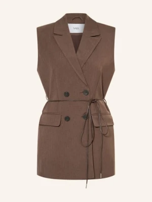 Y.A.S. Kamizelka Blezerowa Z Błyszczącą Przędzą braun