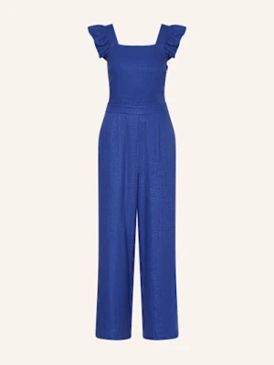 Y.A.S. Kombinezon Yasisma Z Dodatkiem Lnu I Wycięciami blau