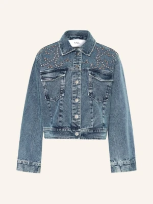 Y.A.S. Kurtka Dżinsowa Z Kamieniami Ozdobnymi blau