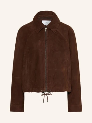 Y.A.S. Kurtka Skórzana braun