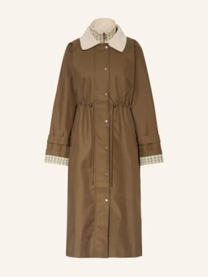 Y.A.S. Parka Z Odpinanym Kołnierzem braun