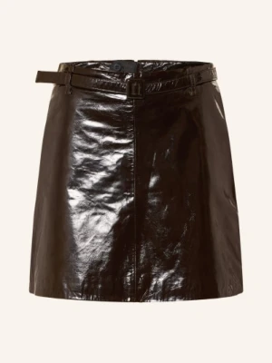 Y.A.S. Skórzana Spódnica braun