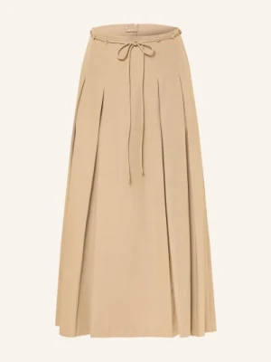 Y.A.S. Spódnica Plisowana beige