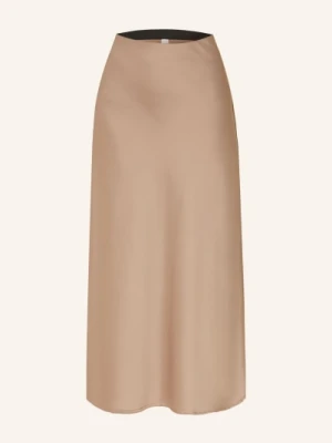 Y.A.S. Spódnica Satynowa beige