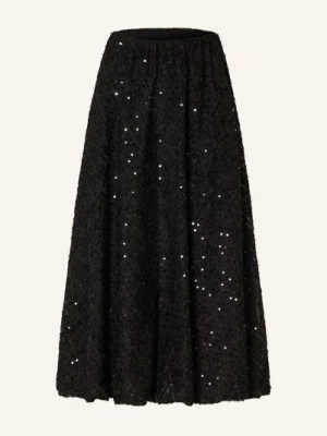 Y.A.S. Spódnica Z Cekinami schwarz