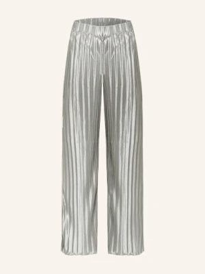 Y.A.S. Spodnie Marlena Z Plisami silber