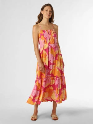 Y.A.S Sukienka damska Kobiety wiskoza pomarańczowy|wyrazisty róż|wielokolorowy wzorzysty,