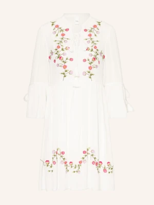 Y.A.S. Sukienka Muślinowa Z Rękawami 3/4 weiss