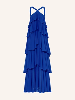Y.A.S. Sukienka Wieczorowa Z Wolantami blau