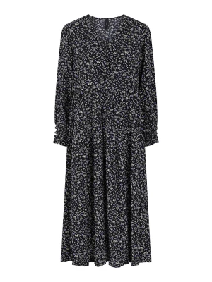 Y.A.S Sukienka "Yasmio" w kolorze czarnym ze wzorem rozmiar: XS