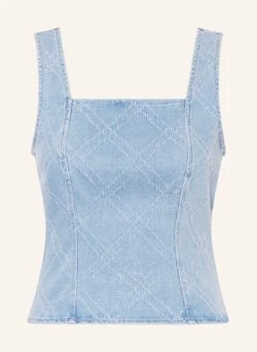 Y.A.S. Top Jeansowy blau