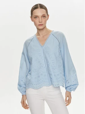 YAS Bluzka Luma 26032810 Błękitny Regular Fit