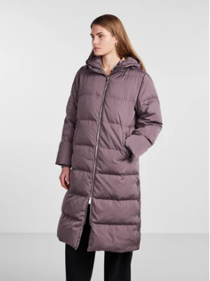 YAS Płaszcz zimowy 26023635 Fioletowy Regular Fit