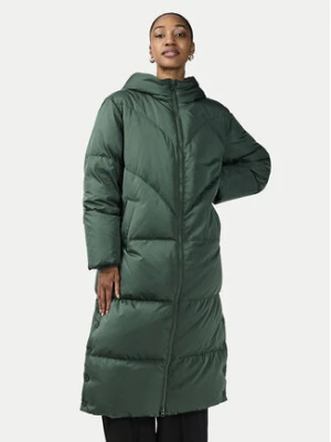 YAS Płaszcz zimowy 26030707 Zielony Regular Fit