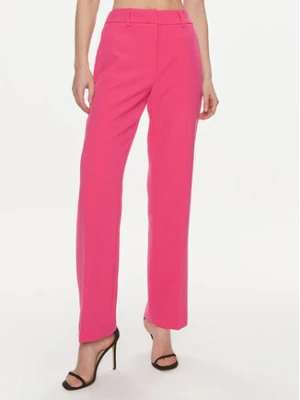 YAS Spodnie materiałowe Likka 26030744 Różowy Regular Fit