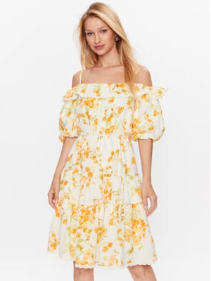 YAS Sukienka 26030872 Żółty Loose Fit