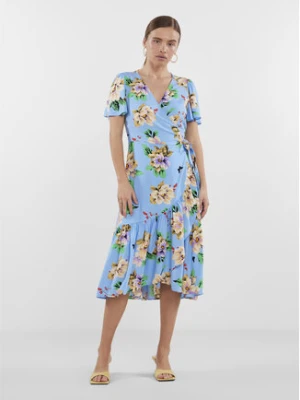 YAS Sukienka codzienna 26029672 Niebieski Regular Fit