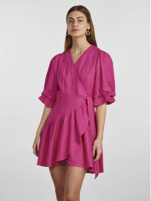 YAS Sukienka codzienna 26029985 Fioletowy Regular Fit