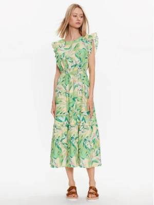 YAS Sukienka codzienna 26030005 Zielony Regular Fit
