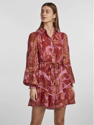 YAS Sukienka codzienna 26030306 Fioletowy Regular Fit