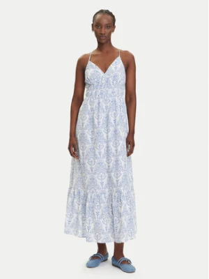 YAS Sukienka letnia Cinni 26036881 Błękitny Regular Fit
