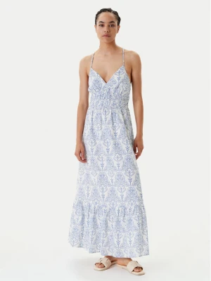 YAS Sukienka letnia Cinni 26036881 Błękitny Regular Fit Niebieski jasny